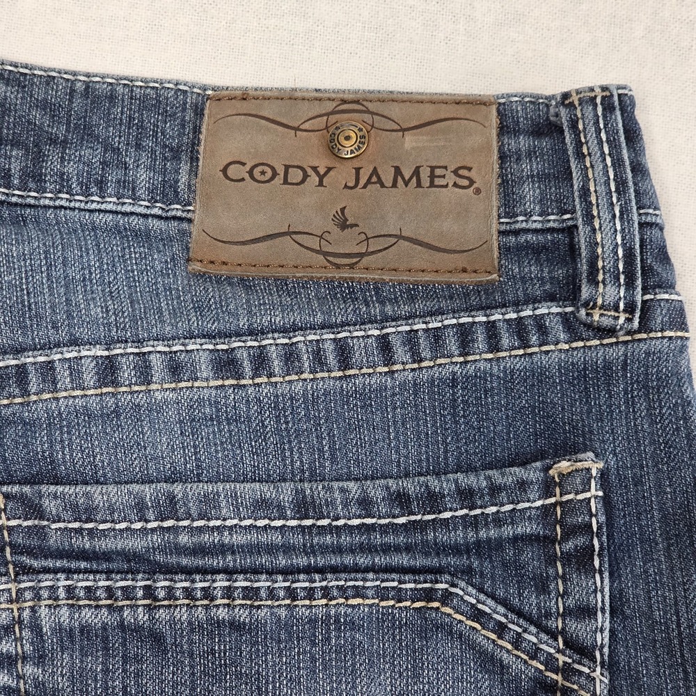 Cody James Straight Jeans Men's Size 31x32 Medium Wash Blue Denim Western - Picture 5 of 11